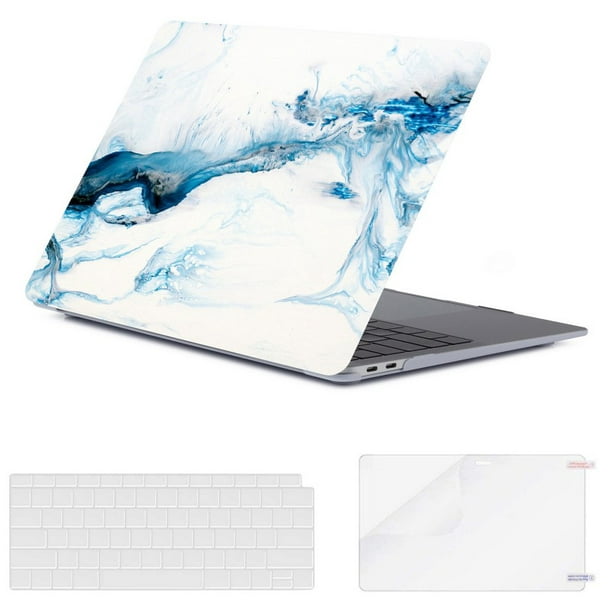 Laptop Hard Shell Case for MacBook Air 13 Stitch Cover with Hard Shell Case Cleaning Brush,Laptop Case A Variety of Models 